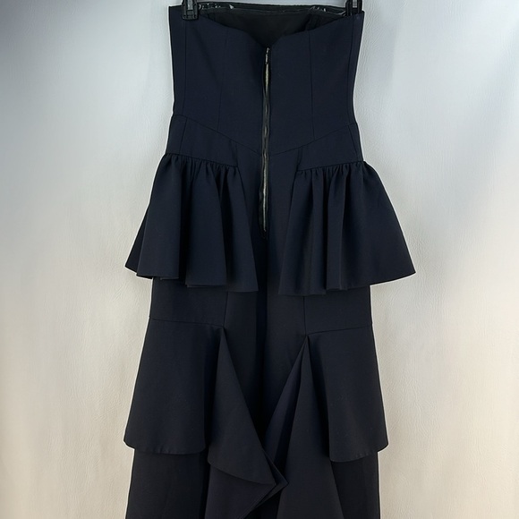 Acler Wool Peplum Strapless Maxi Dress, 6 - Picture 7 of 16